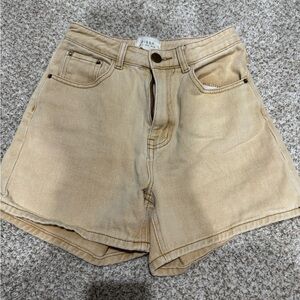 DISSH denim shorts in faded rust size AU 6 / US 2